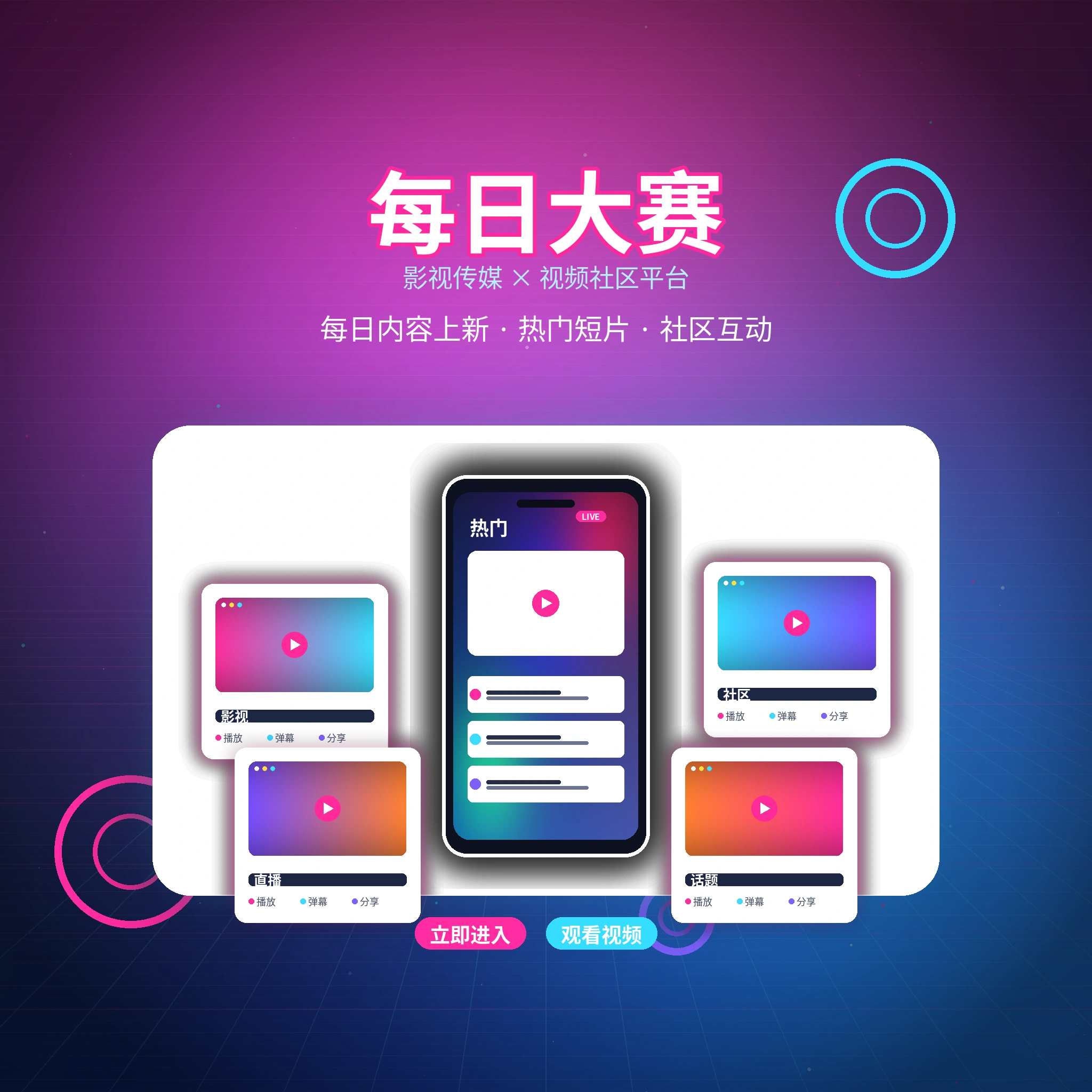 每日大赛围绕内容、创作者与社区建立长期服务